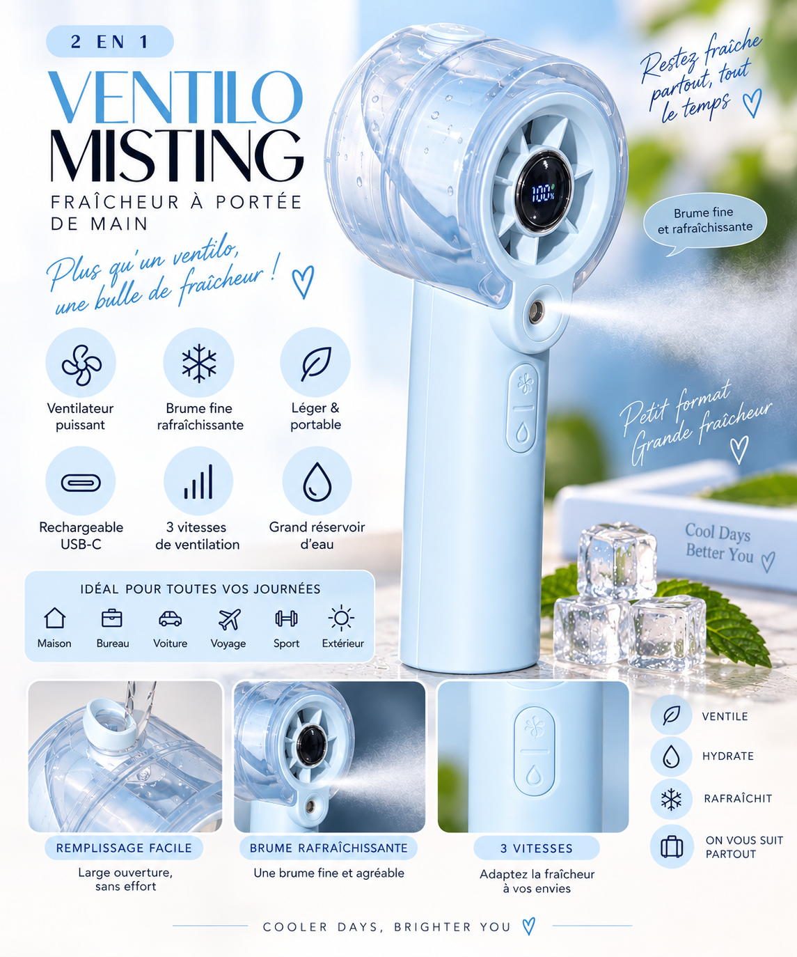 Mini ventilo mist