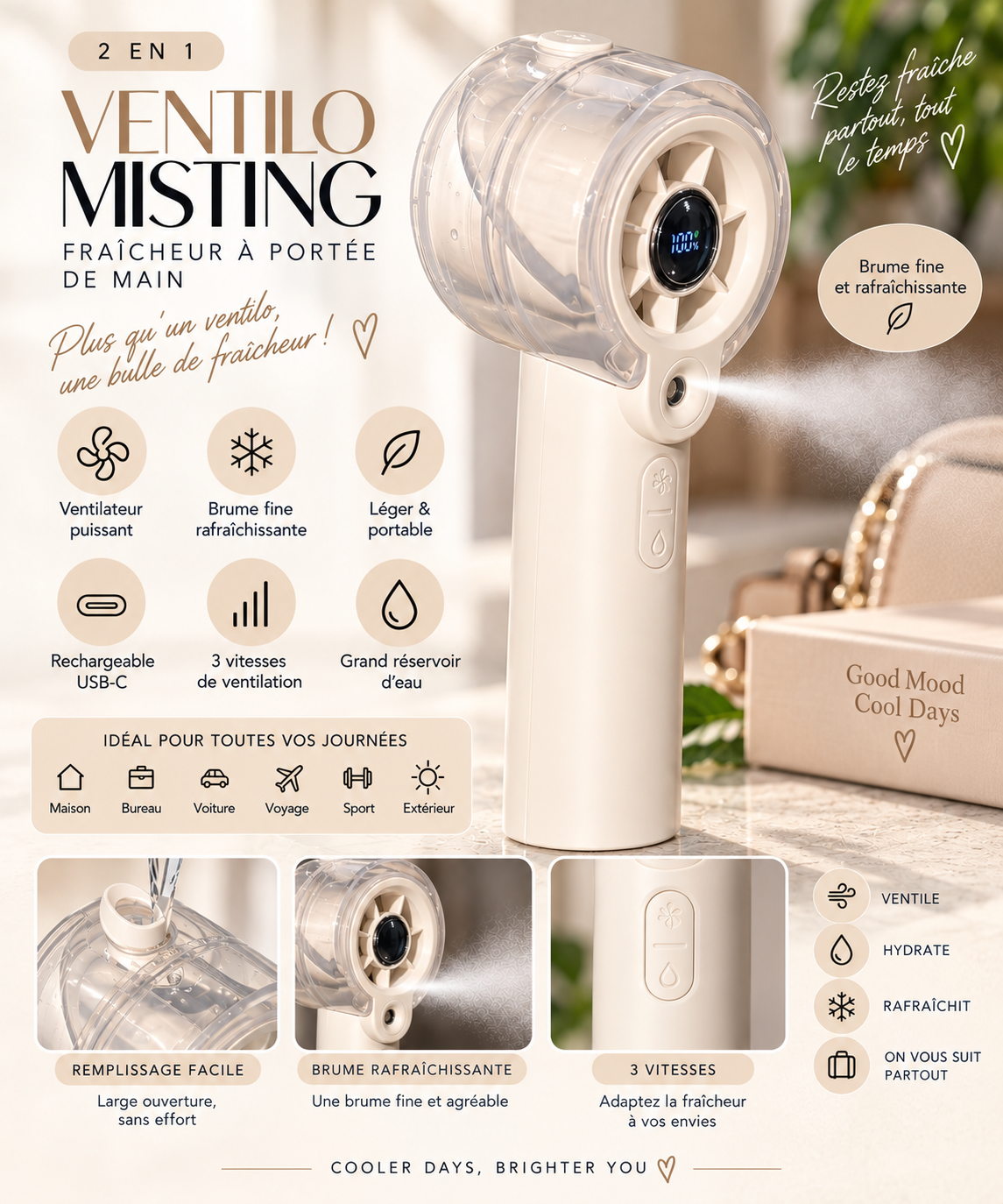 Mini ventilo mist