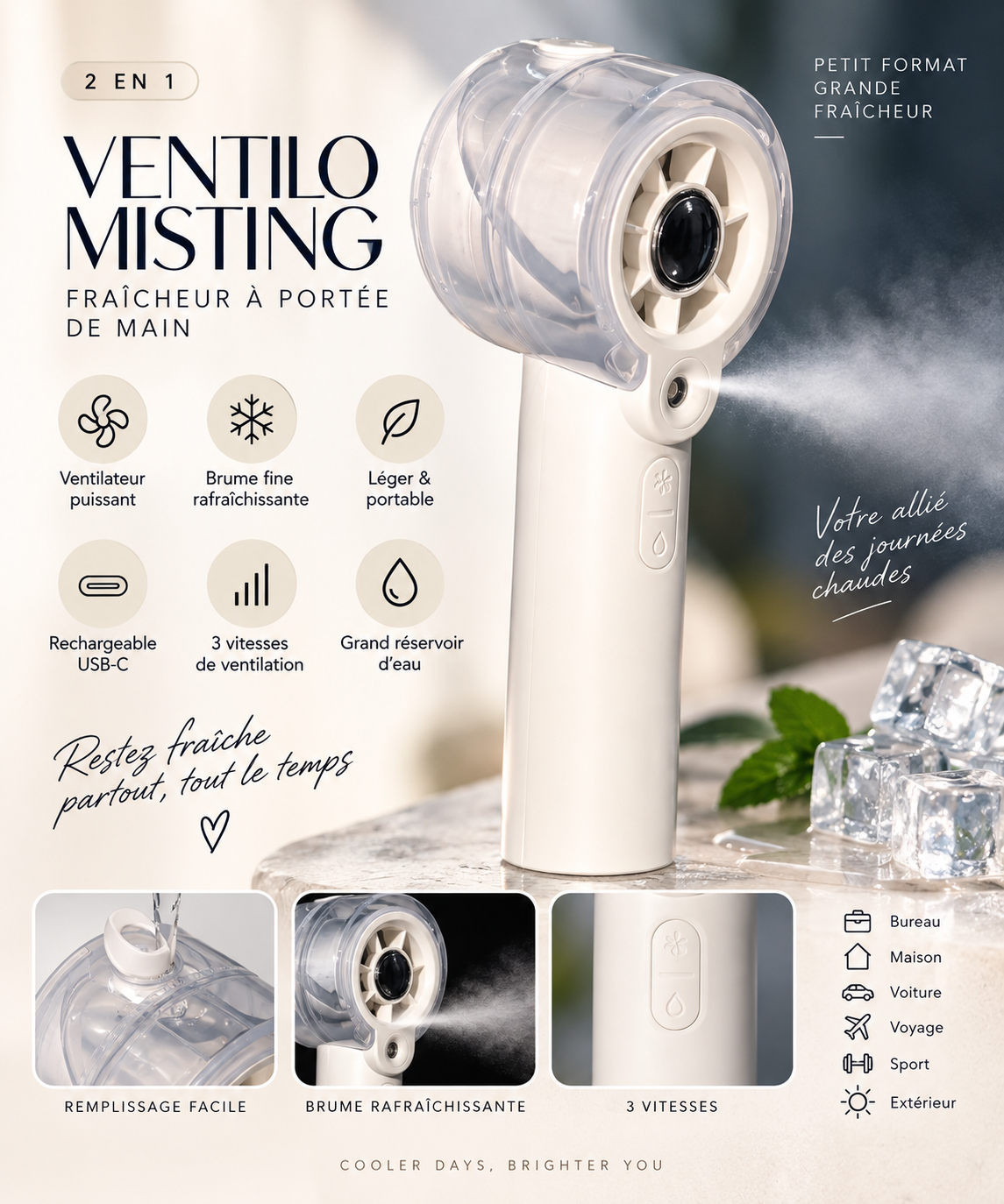 Mini ventilo mist